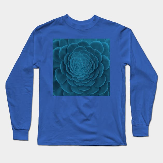 FAT PLANT BLUE Long Sleeve T-Shirt by MAYRAREINART